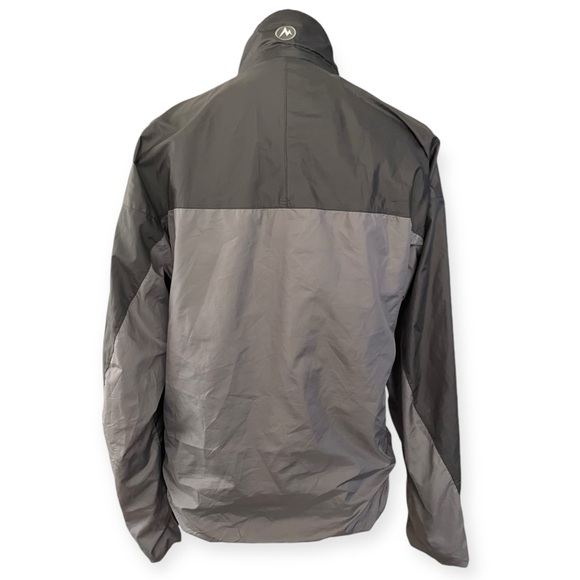 Marmot Driclime men’s windbreaker full zip lightweight jacket size M gray - Picture 4 of 9